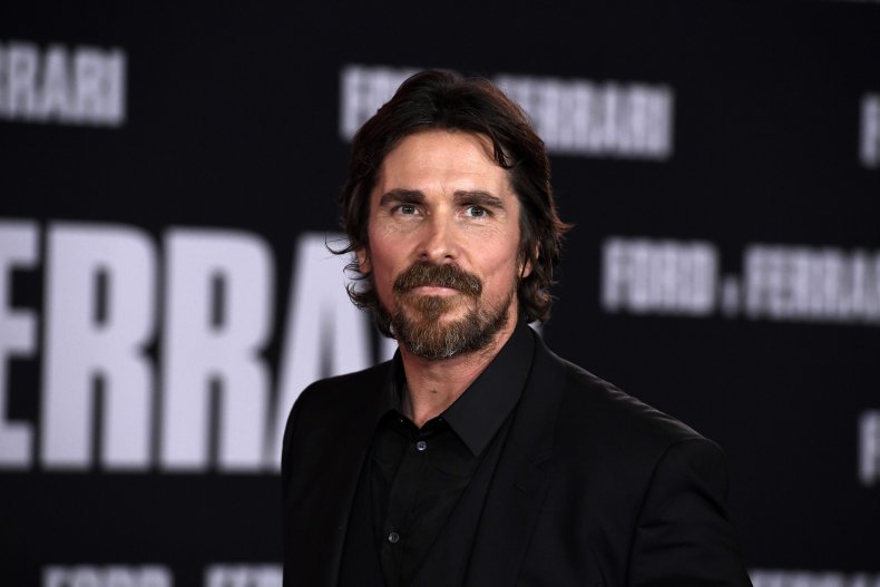 Christian Bale at Ford vs Ferrari screening