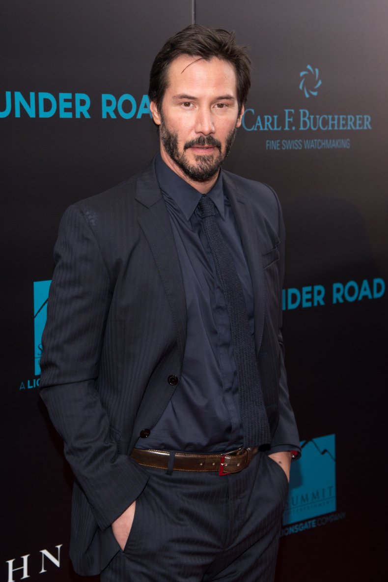 Keanu Reeves at John Wick premiere