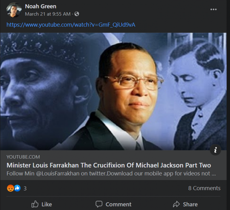 Noah Green Capitol Police Attack Facebook
