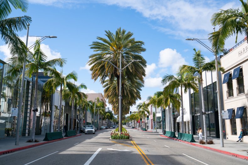 Rodeo Drive LA California March 2020