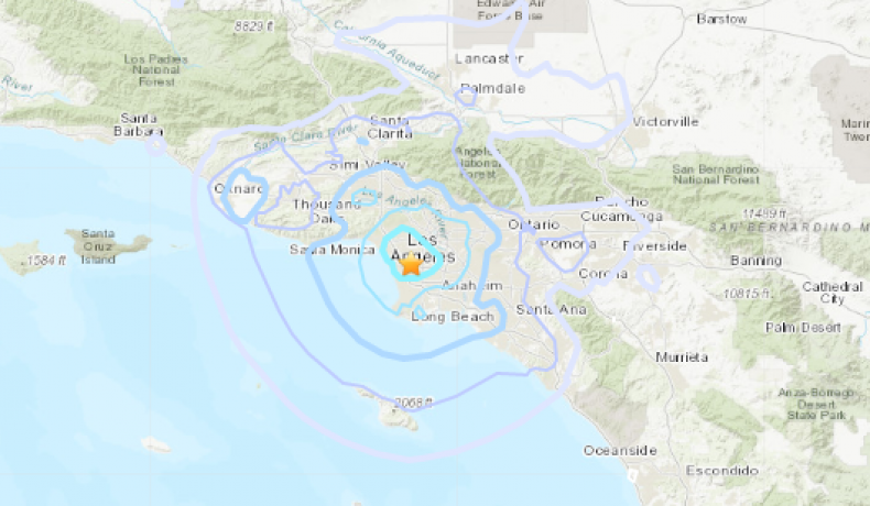 lennox CA earthquake