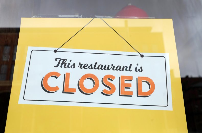 Restaurant Closed Sign
