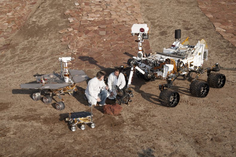 NASA Mars rovers