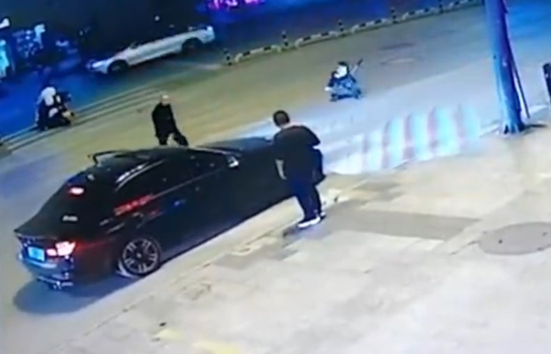 Man Saves Baby In Stroller Rolling Downhill
