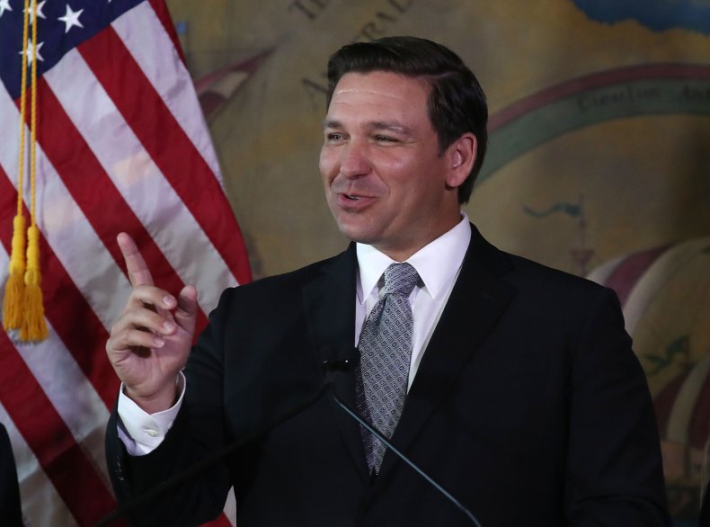 Florida Governor Ron DeSantis Says Hes in No Rush to 