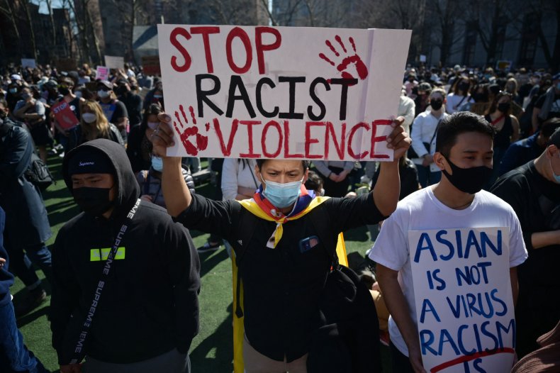 Protest against racial violence