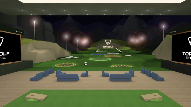Topgolf VR game
