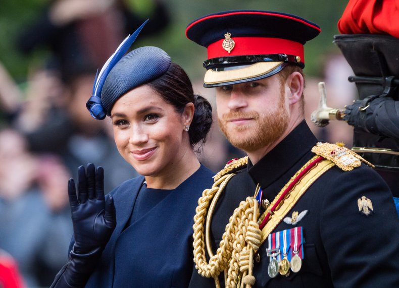 Meghan Markle, Prince Harry at Trooping Color