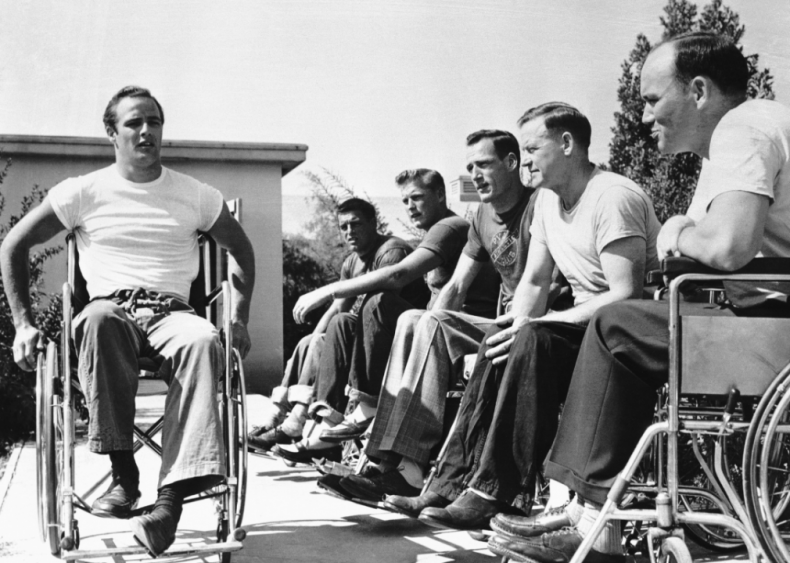 1950: Learning the role of a paralyzed veteran