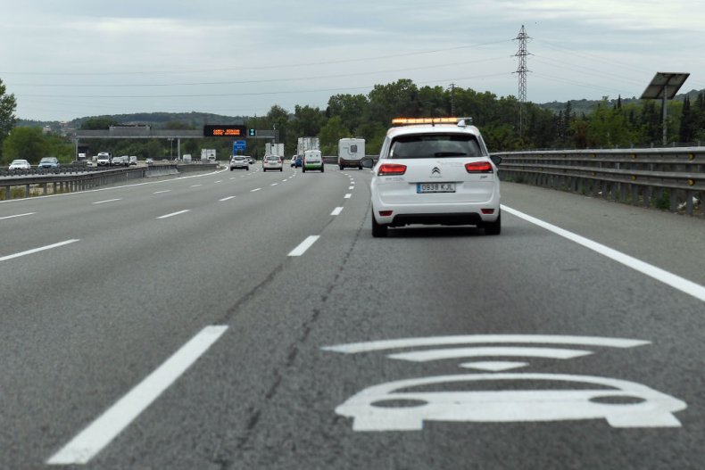 AP-7 highway Girona