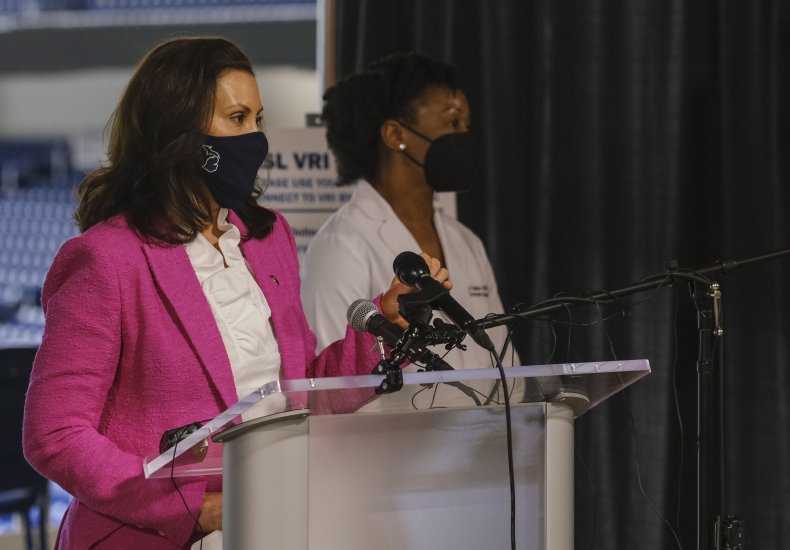 Michigan Governor Whitmer COVID-19 Vaccine