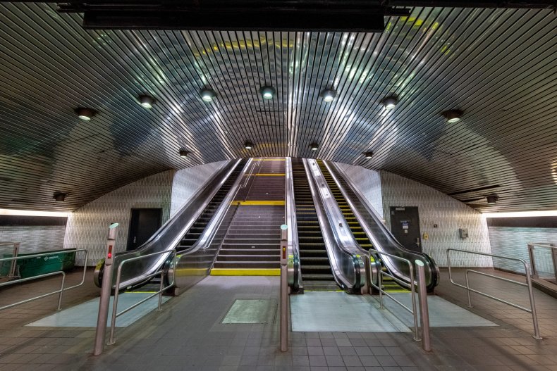 New York City escalator