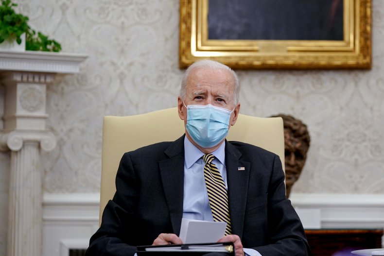 Joe Biden dans le bureau ovale