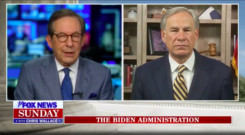 Chris Wallace and Greg Abbott