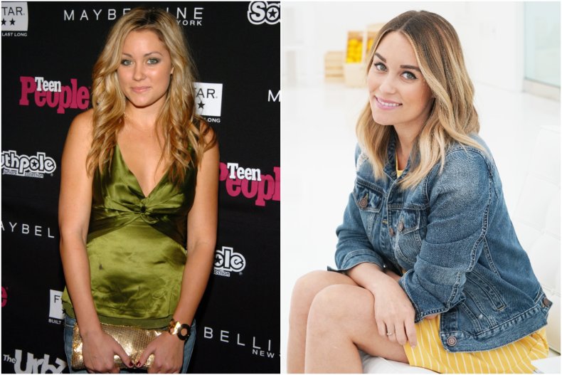 Lauren Conrad then and now