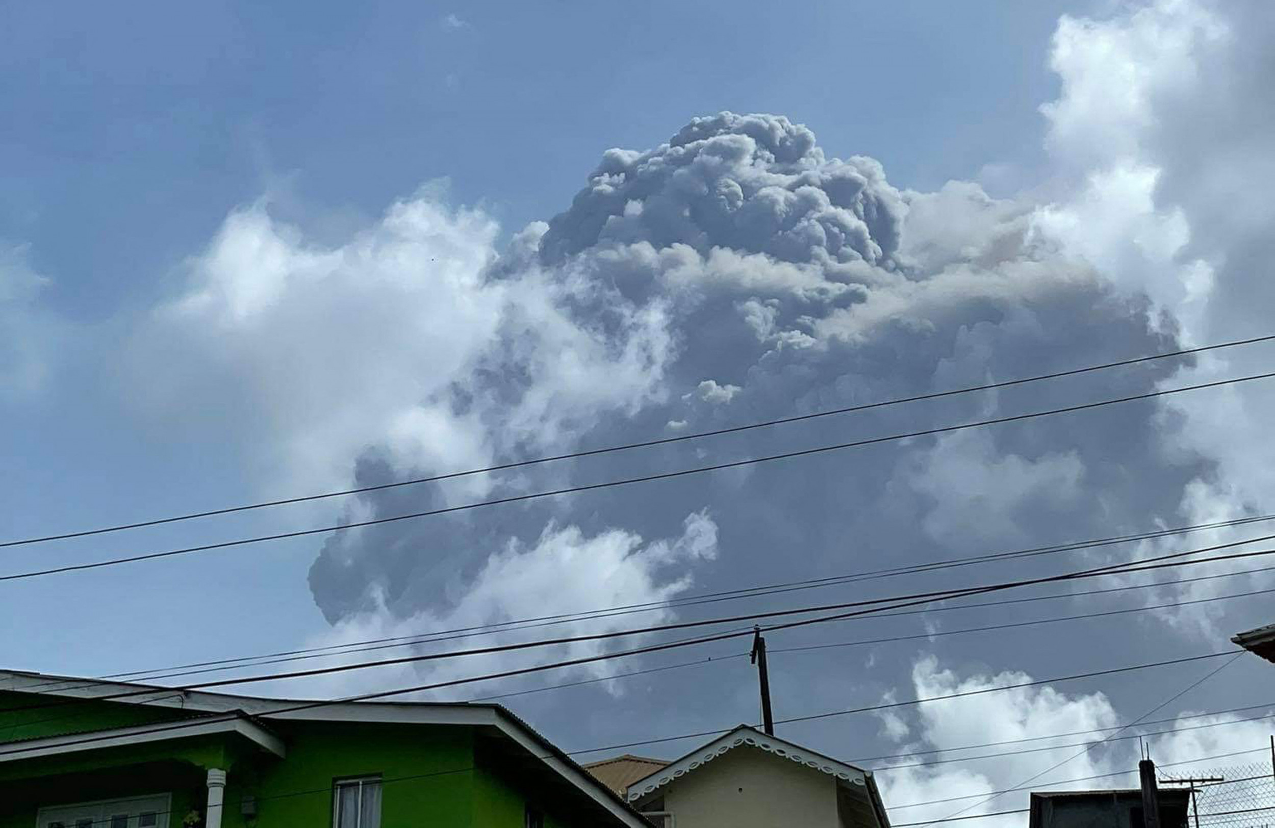 Eerie St. Vincent Volcano Eruption Videos Show Ash Covering Barbados