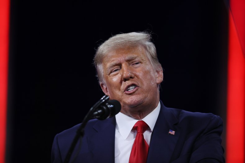 Trump speaking at CPAC