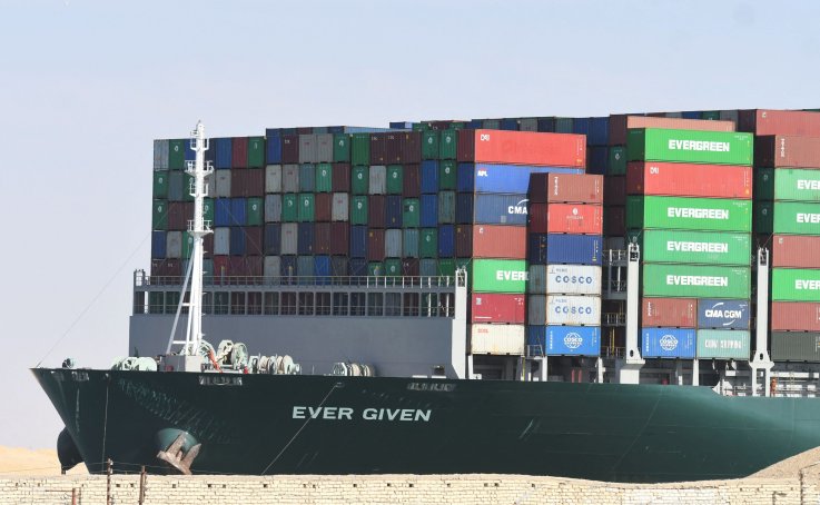 ever given ship stuck march 2021