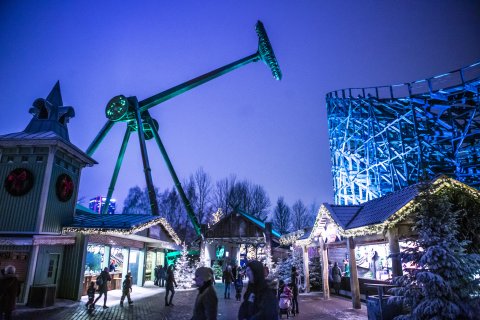 Loke Ride at Liseberg Amusement Park