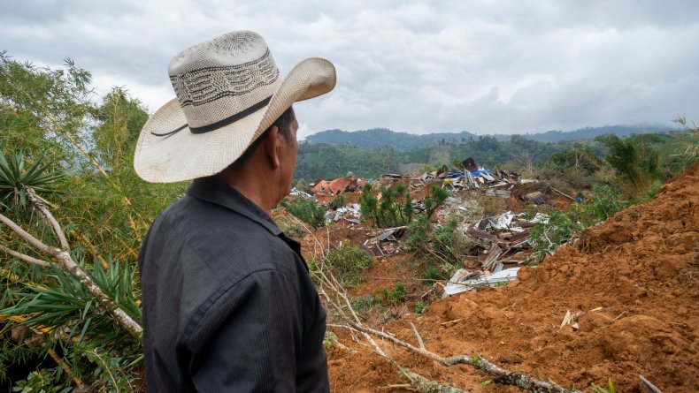 Hurricane aftermath in Honduras