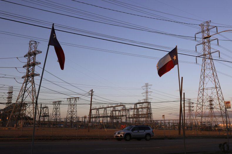 Texas electrical substation