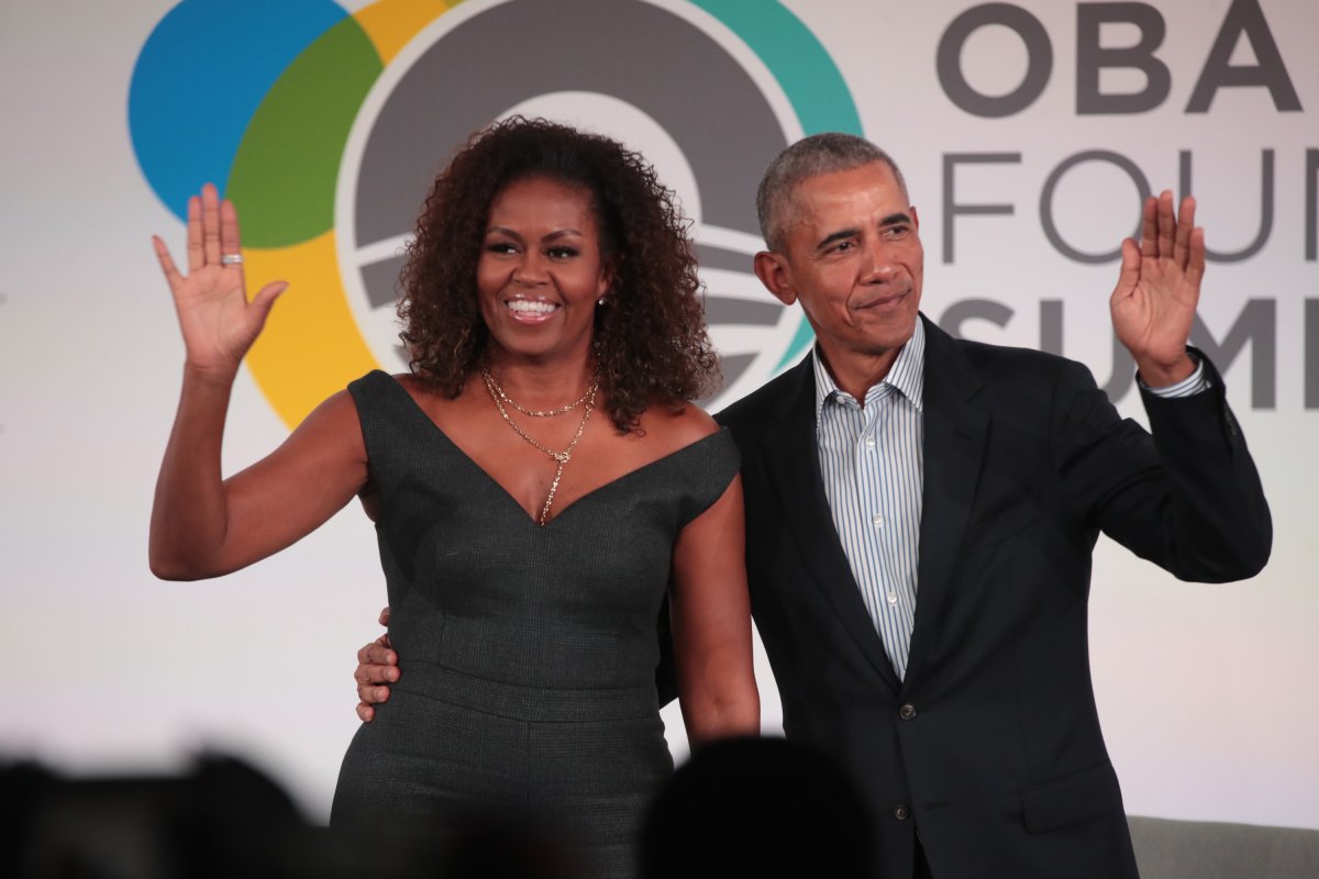 Barack and Michelle Obama in 2019