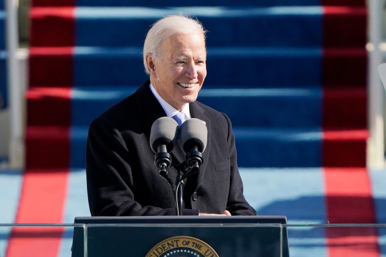 President Joe Biden Addresses Crowd At Inauguration