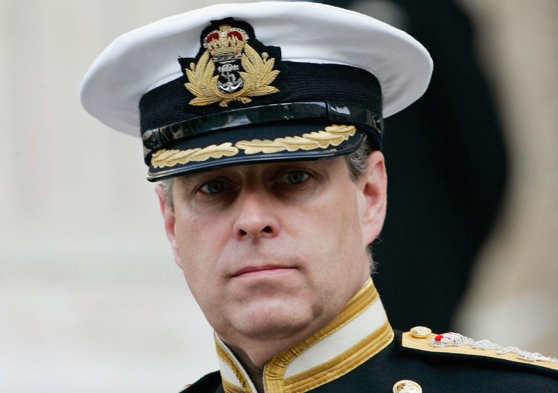 Prince Andrew in Royal Navy Uniform