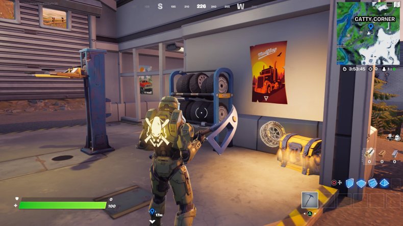 fortnite modifier le véhicule hors route des pneus stand