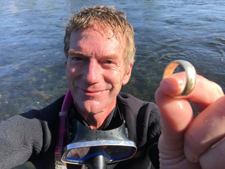 wedding ring found in river
