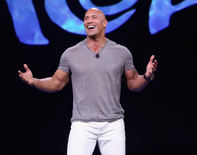 Dwayne Johnson at Disney D23 Expo