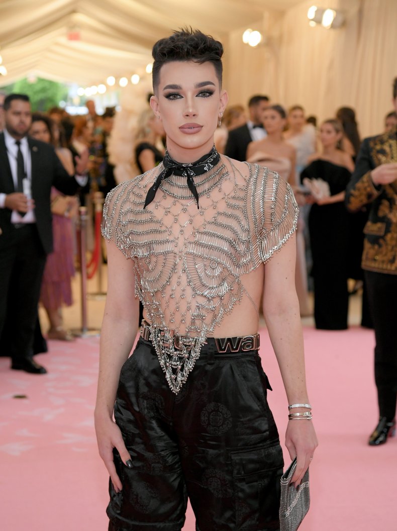 James Charles at Met Gala