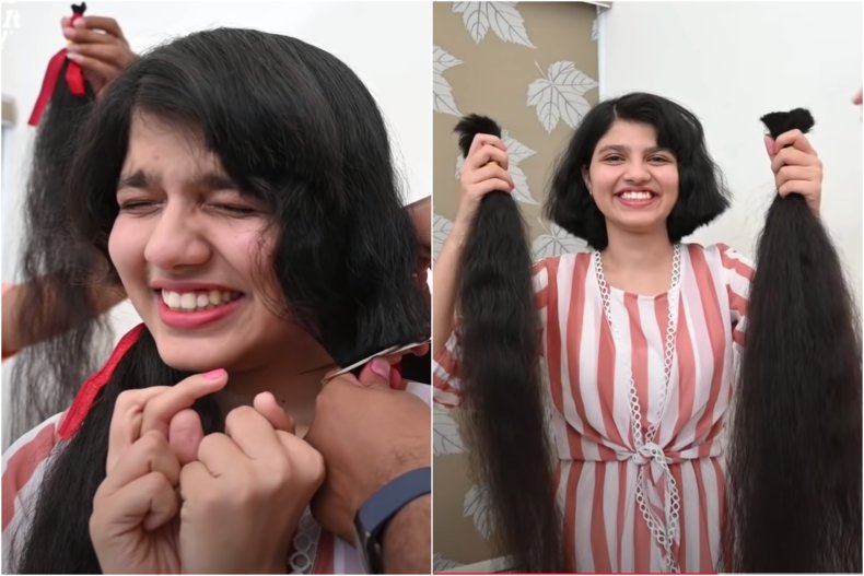 Nilanshi Patel world's longest hair teen rapunzel