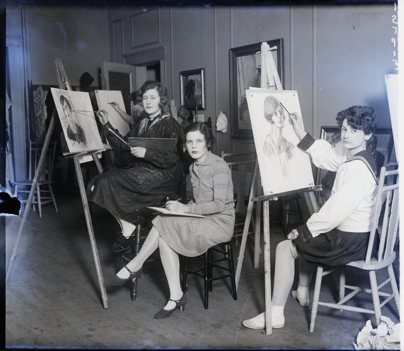 1920 Art clsss