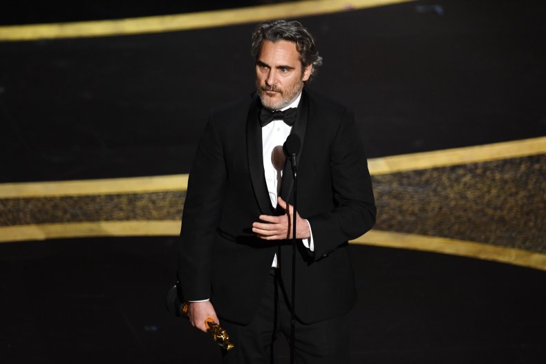 Joaquin Phoenix oscar speech