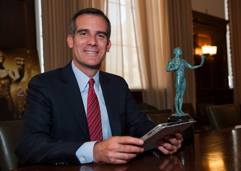 Garcetti Los Angeles universal basic income poverty