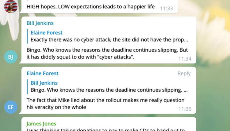 Mike Lindell Telegram