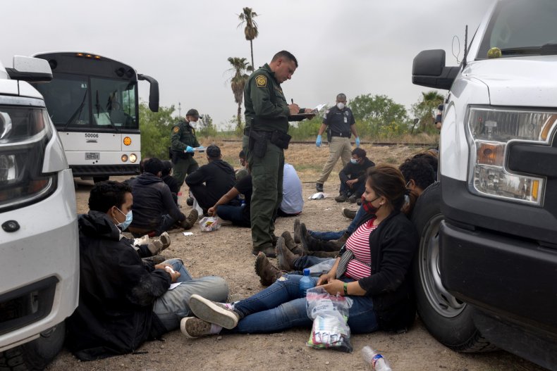 Border Patrol agents discover 149 migrants trailer