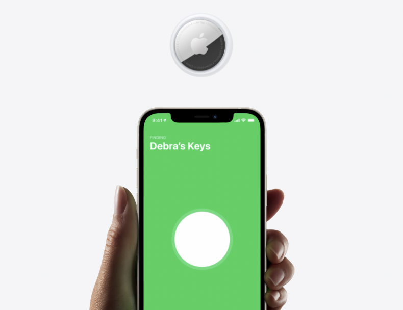 AirTag precision tracking