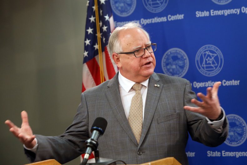 Tim Walz Chauvin verdict George Floyd speech