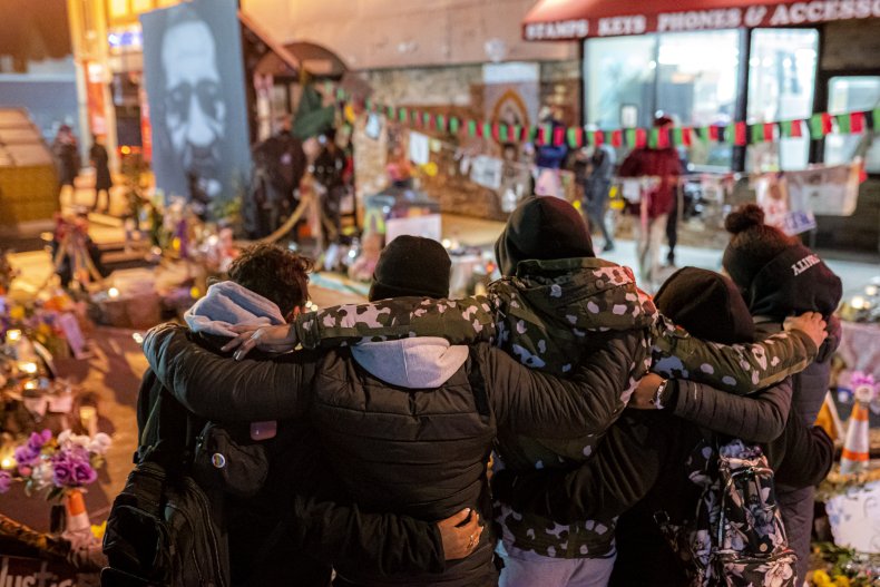George Floyd vigil in Minneapolis, Minnesota