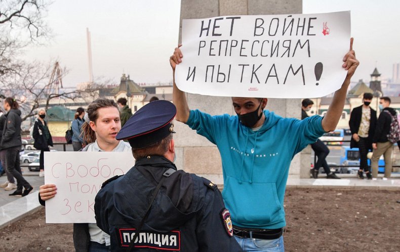 Navalny supporter