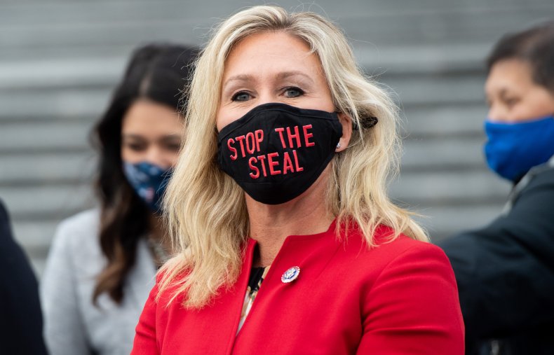 majrorie taylor greene aoc green new deal