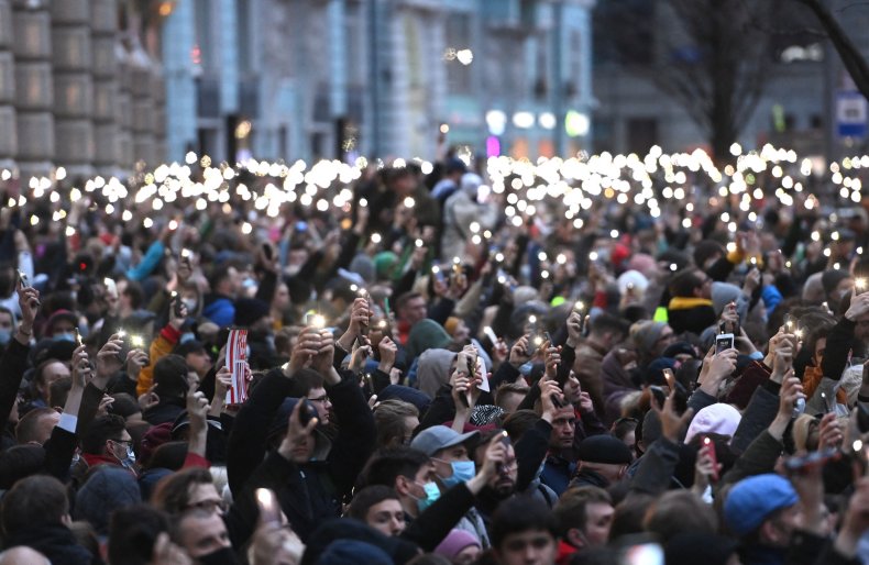 opposition protests in moscow