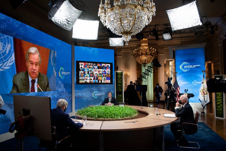 Biden Kerry climate summit