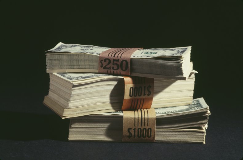 stack of bill bricks