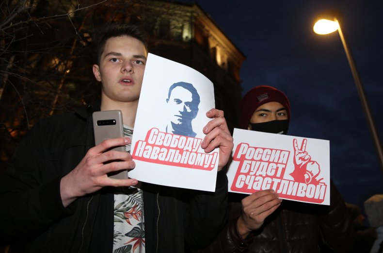 Alexei Navalny supporters
