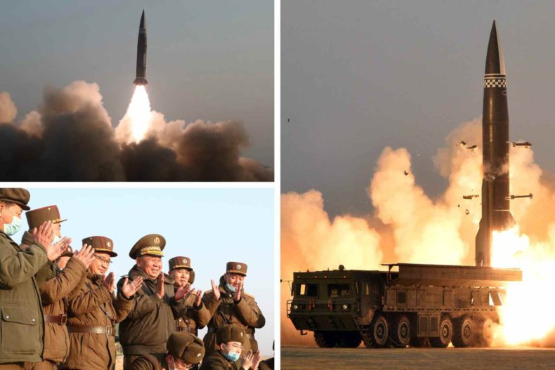 north, korea, missile, launch, pictures, march, 2021
