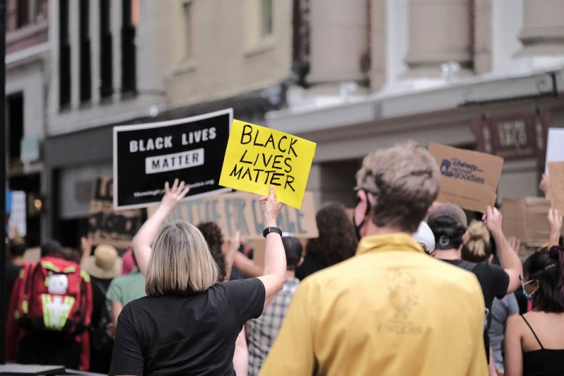 Black Lives Matter protest in VA