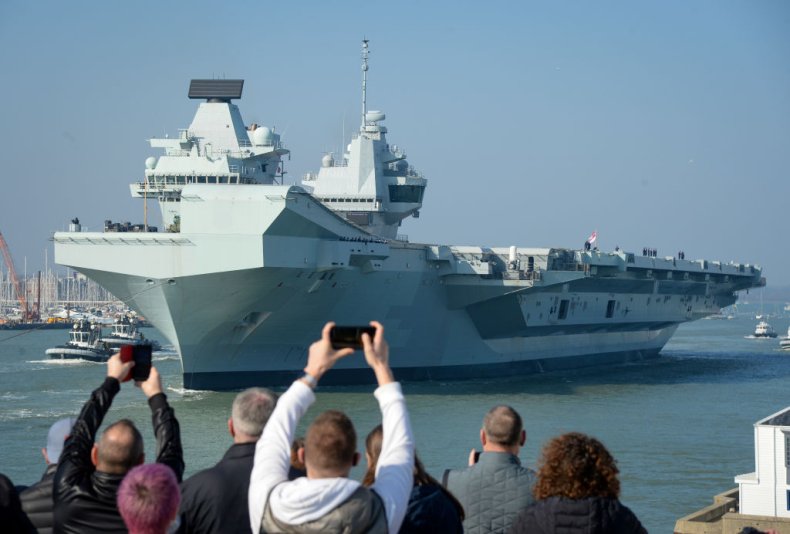 HMS Queen Elizabeth in Portsmouth, England